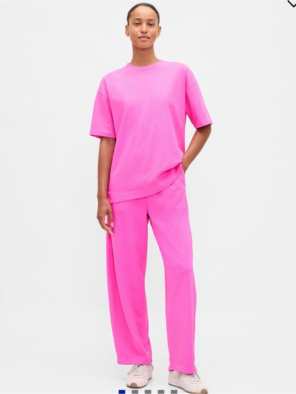 NWT GAP Hot Pink Barrel Leg Joggers
